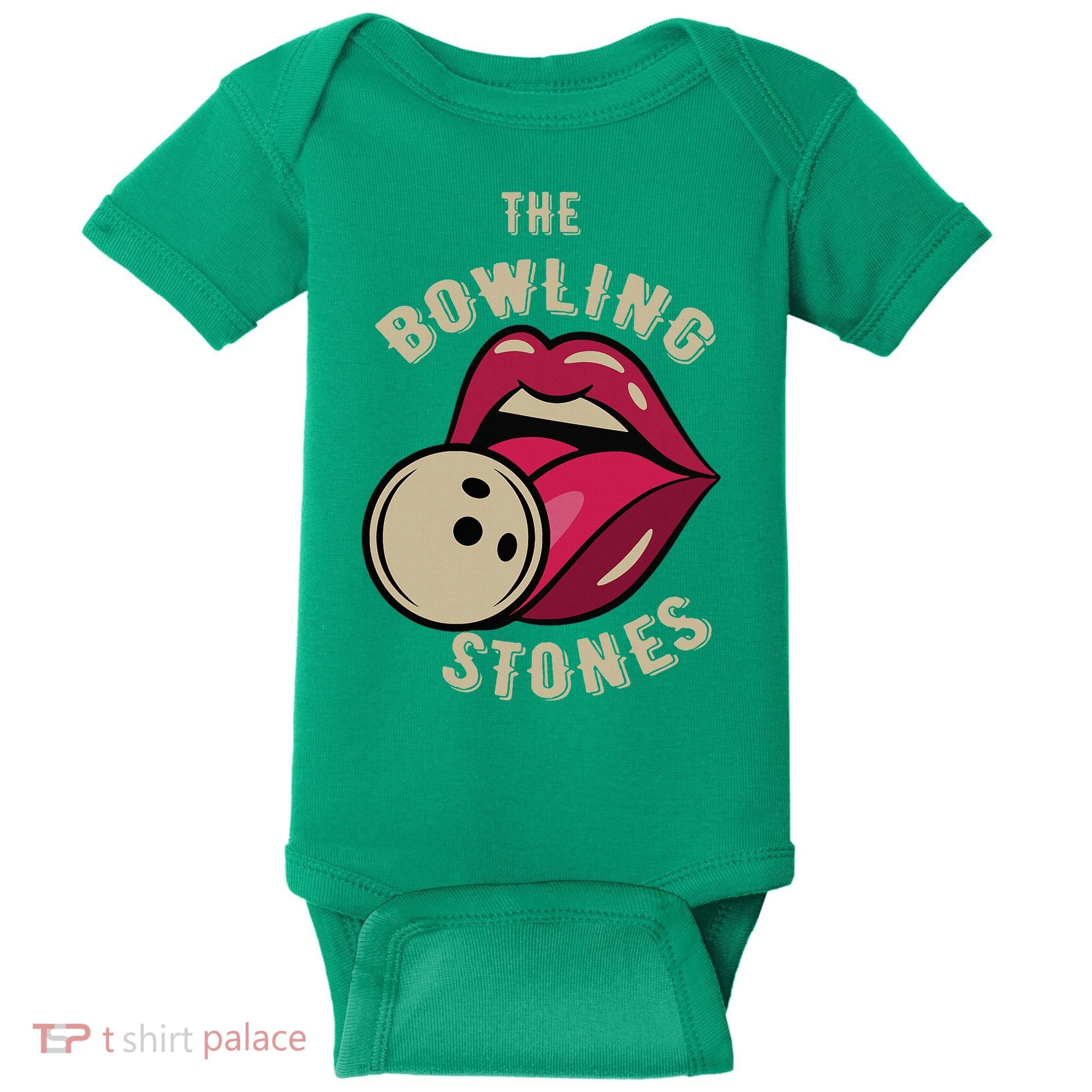 Funny Pun Bowling Stone Baby Bodysuit