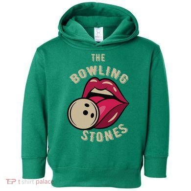Funny Pun Bowling Stone Toddler Hoodie