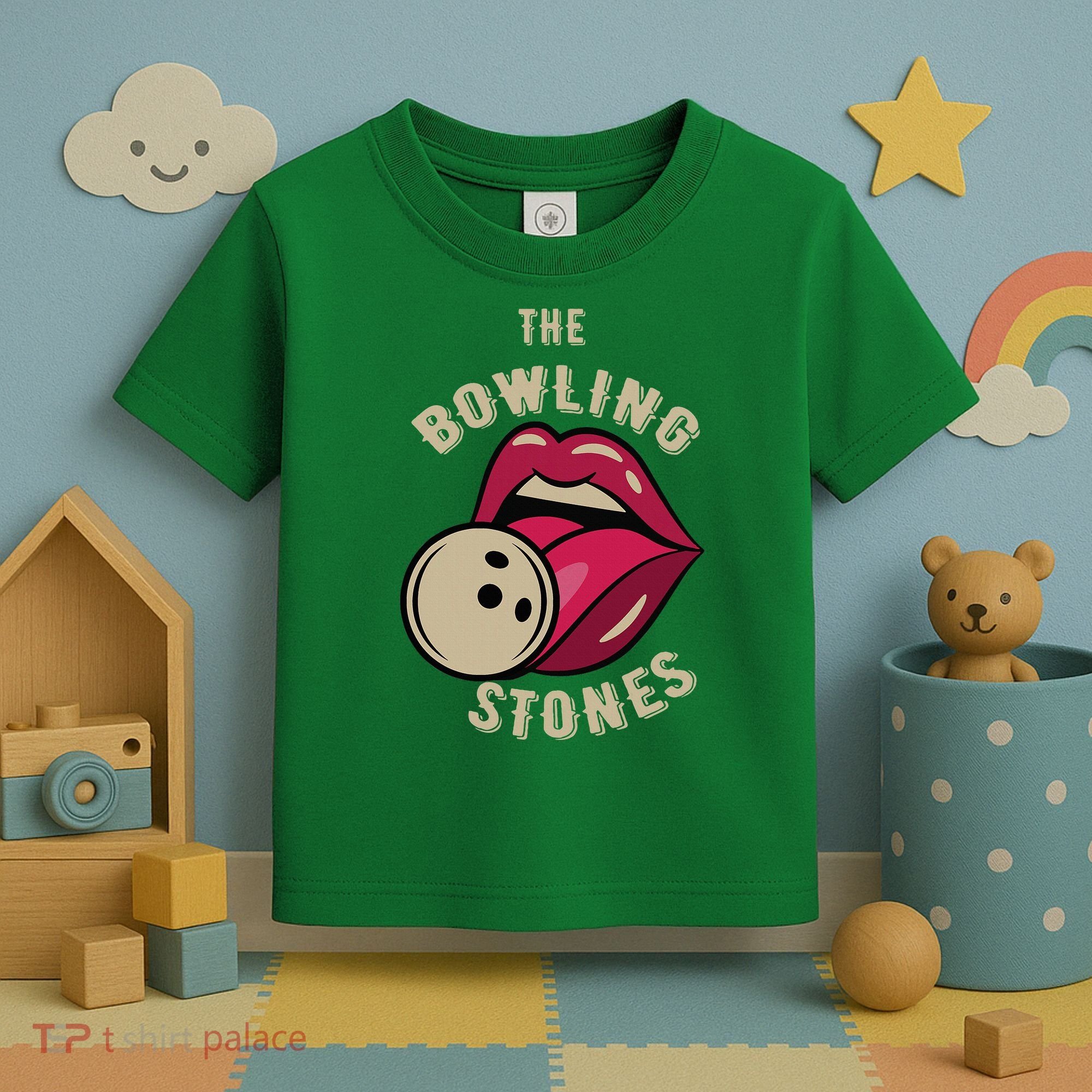 Funny Pun Bowling Stone Toddler T-Shirt