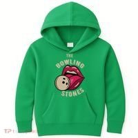 Funny Pun Bowling Stone Kids Hoodie thumb 0