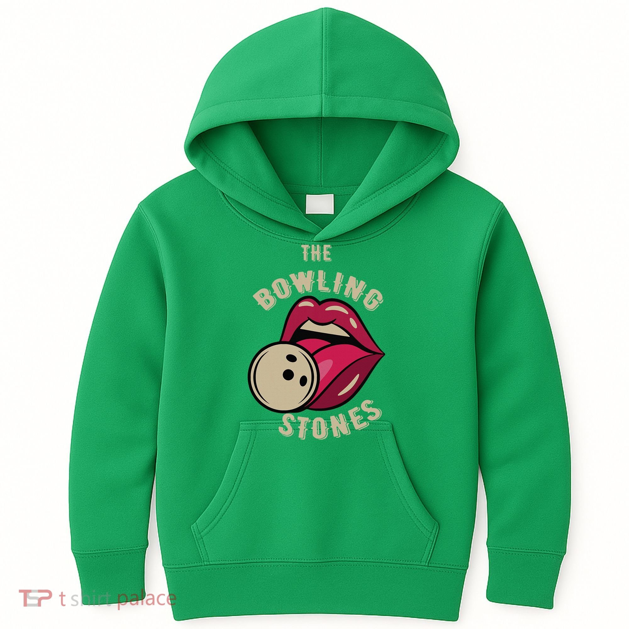 Funny Pun Bowling Stone Kids Hoodie