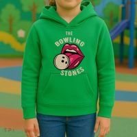 Funny Pun Bowling Stone Kids Hoodie thumb 3