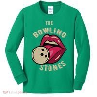 Funny Pun Bowling Stone Kids Long Sleeve Shirt thumb 0