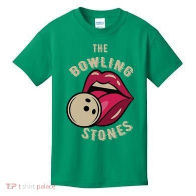 Funny Pun Bowling Stone Kids T-Shirt