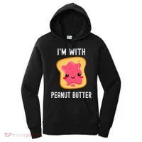 Funny Peanut Butter Jelly Matching Couples Women's Hoodie thumb 0