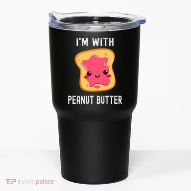 Funny Peanut Butter Jelly Matching Couples Tumbler