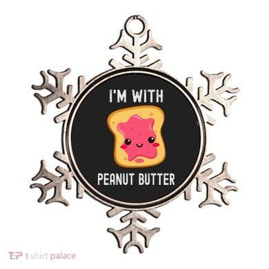 Funny Peanut Butter Jelly Matching Couples Ornament
