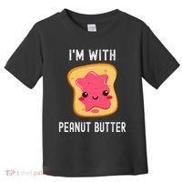 Funny Peanut Butter Jelly Matching Couples Toddler T-Shirt thumb 0