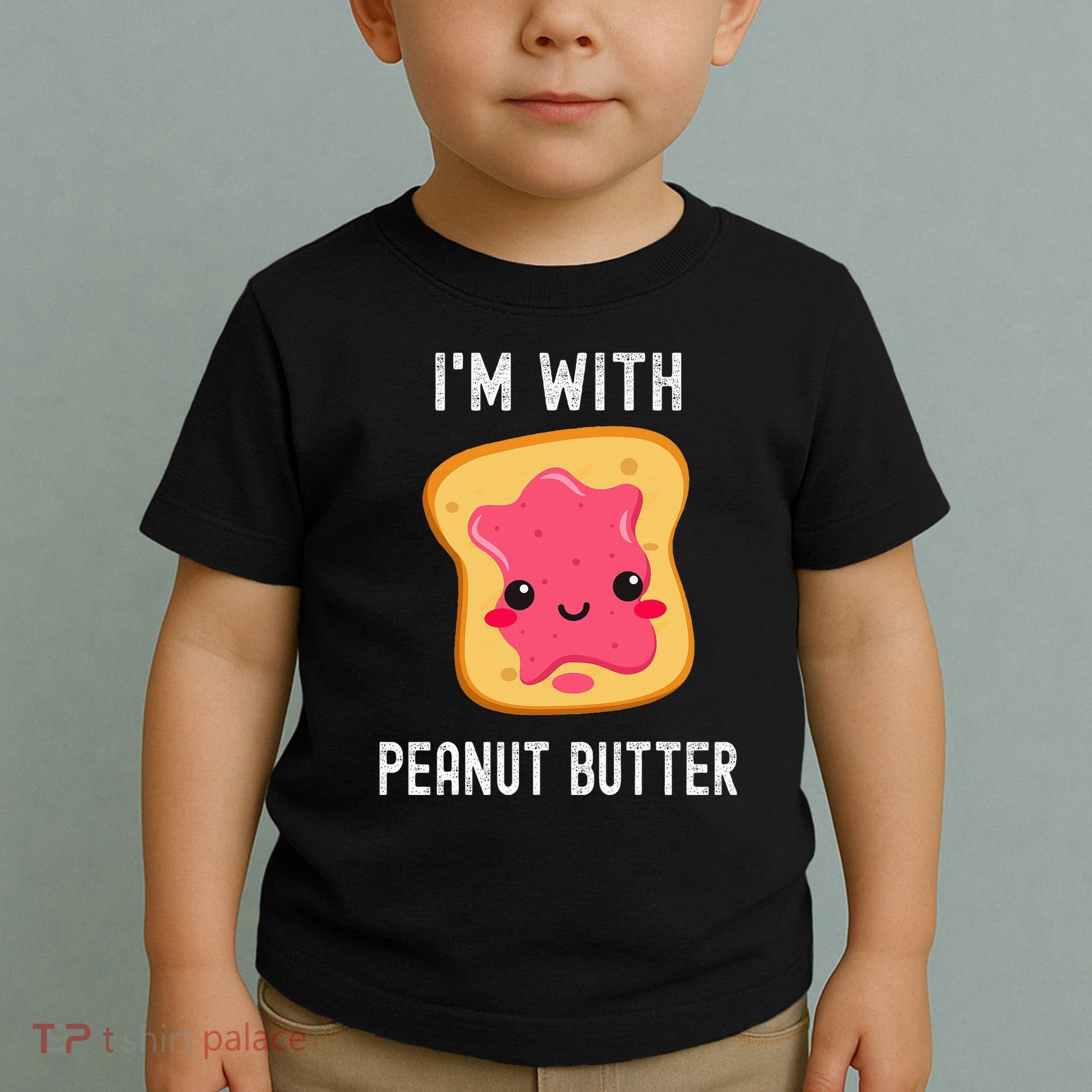 Funny Peanut Butter Jelly Matching Couples Toddler T-Shirt