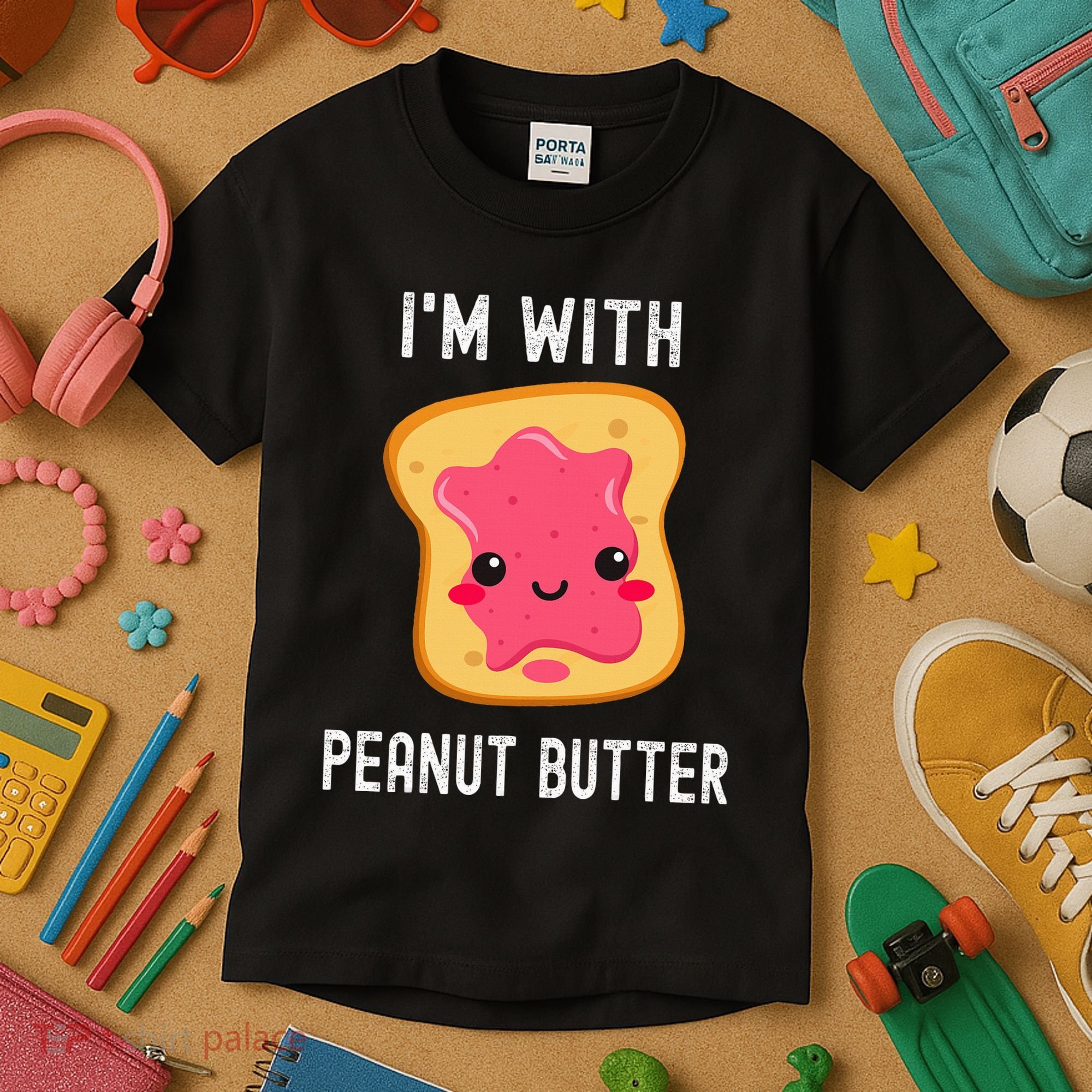 Funny Peanut Butter Jelly Matching Couples Kids T-Shirt