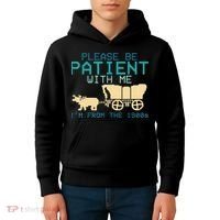 Funny Please Be Patient With Me IM From The 1900s Kids Hoodie thumb 4