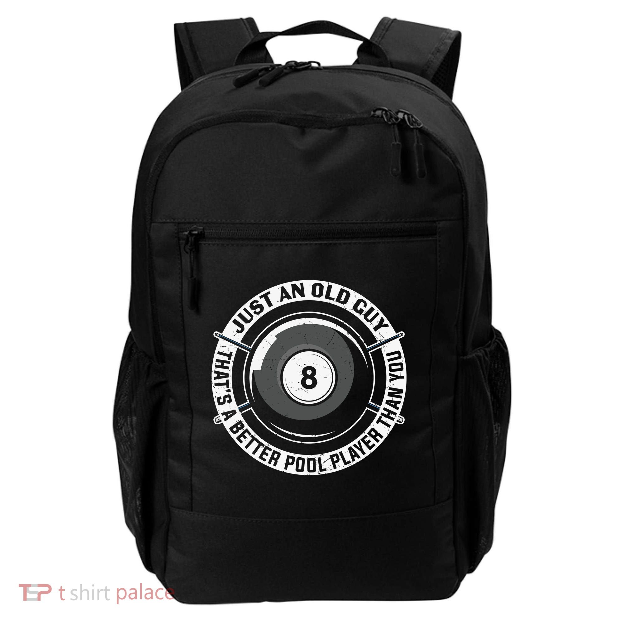 Funny Pool Billiards Gift Backpack