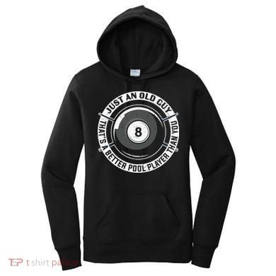 Funny Pool Billiards Gift Women's Hoodie