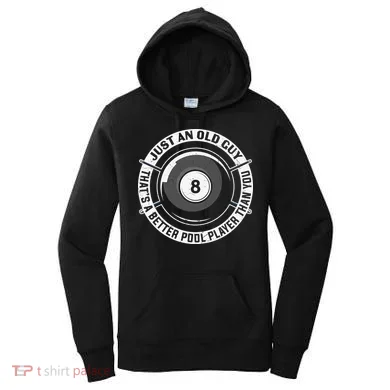 Funny Pool Billiards Gift Women's Hoodie