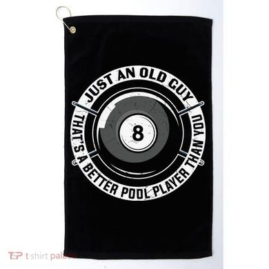 Funny Pool Billiards Gift Golf Towel