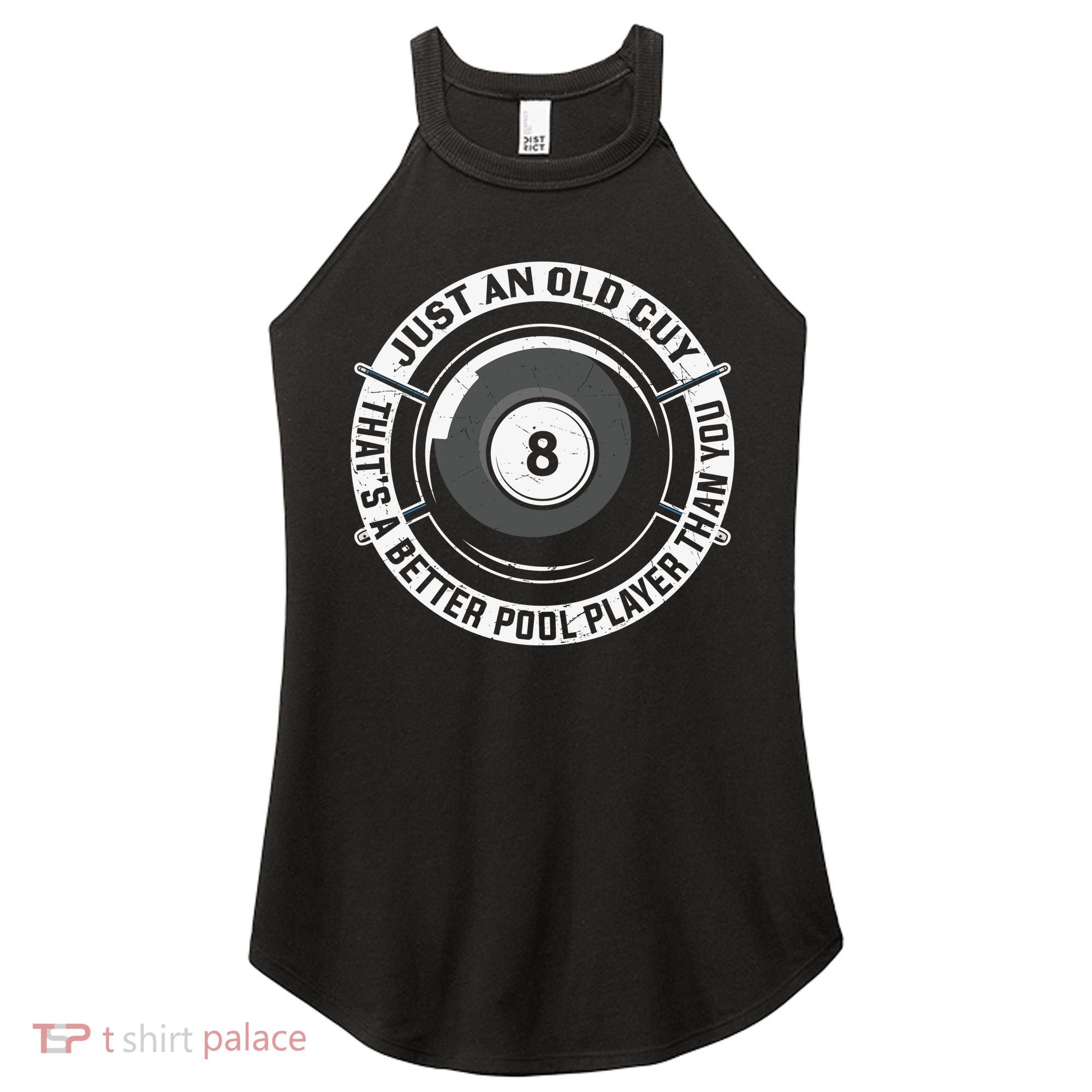 Funny Pool Billiards Gift Women's Perfect Tri Rocker Tank