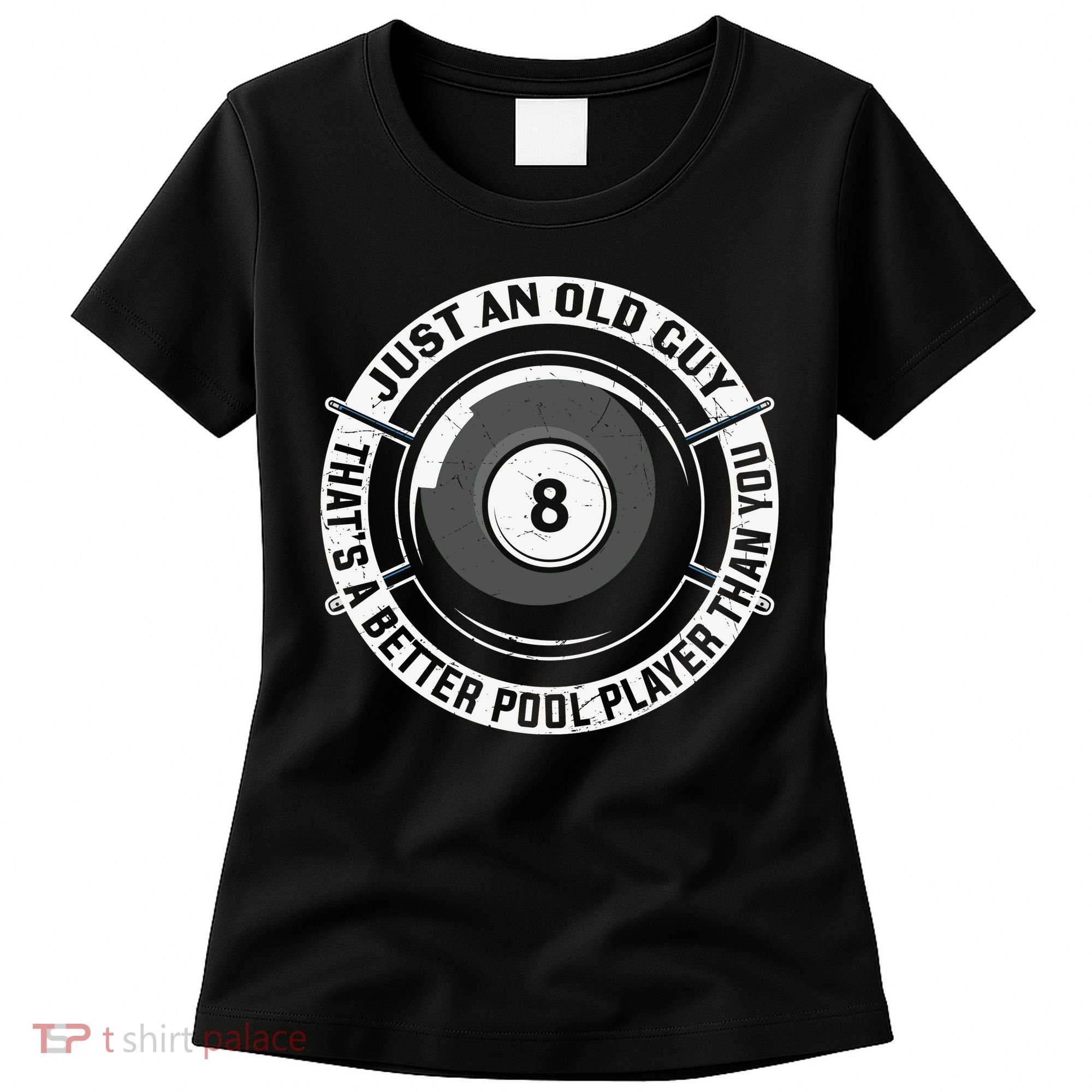 Funny Pool Billiards Gift Women's T-Shirt
