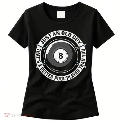 Funny Pool Billiards Gift Women's T-Shirt