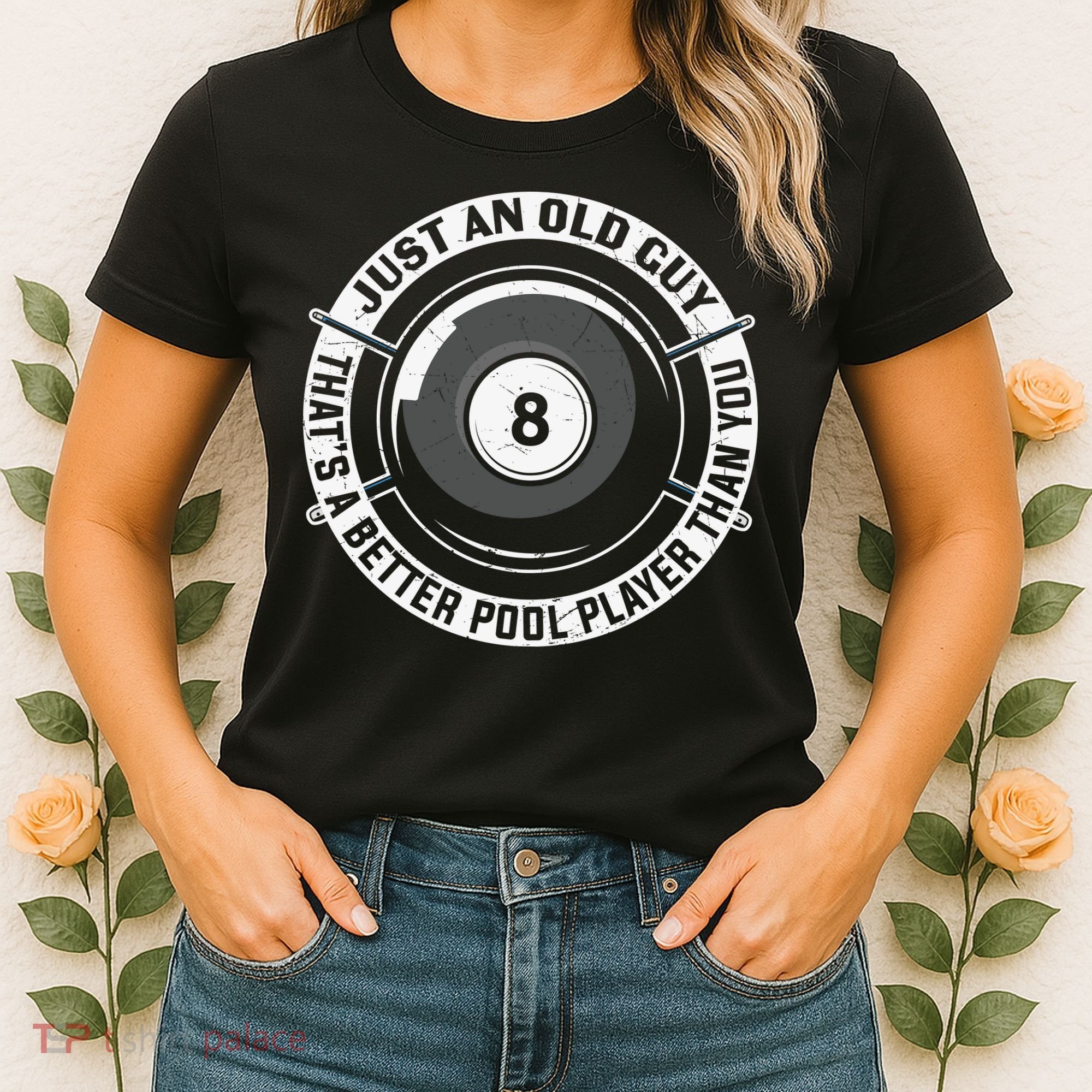 Funny Pool Billiards Gift Women's T-Shirt