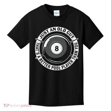 Funny Pool Billiards Gift Kids T-Shirt