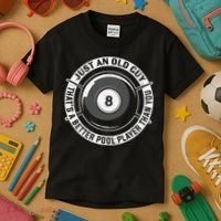 Funny Pool Billiards Gift Kids T-Shirt thumb 3