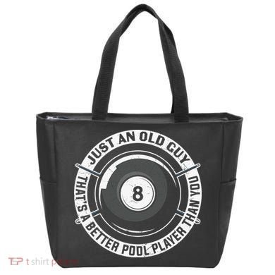 Funny Pool Billiards Gift Tote Bag