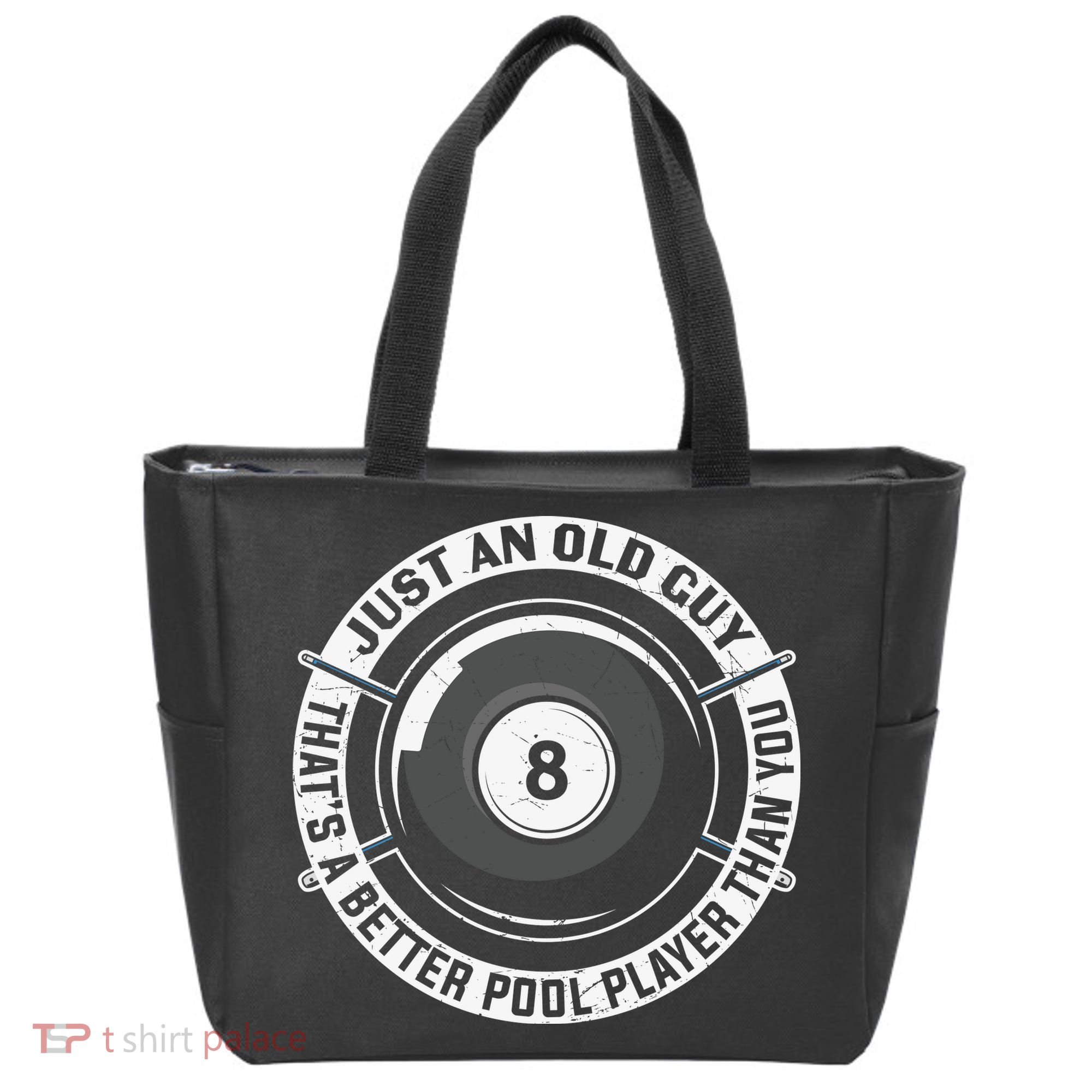 Funny Pool Billiards Gift Tote Bag