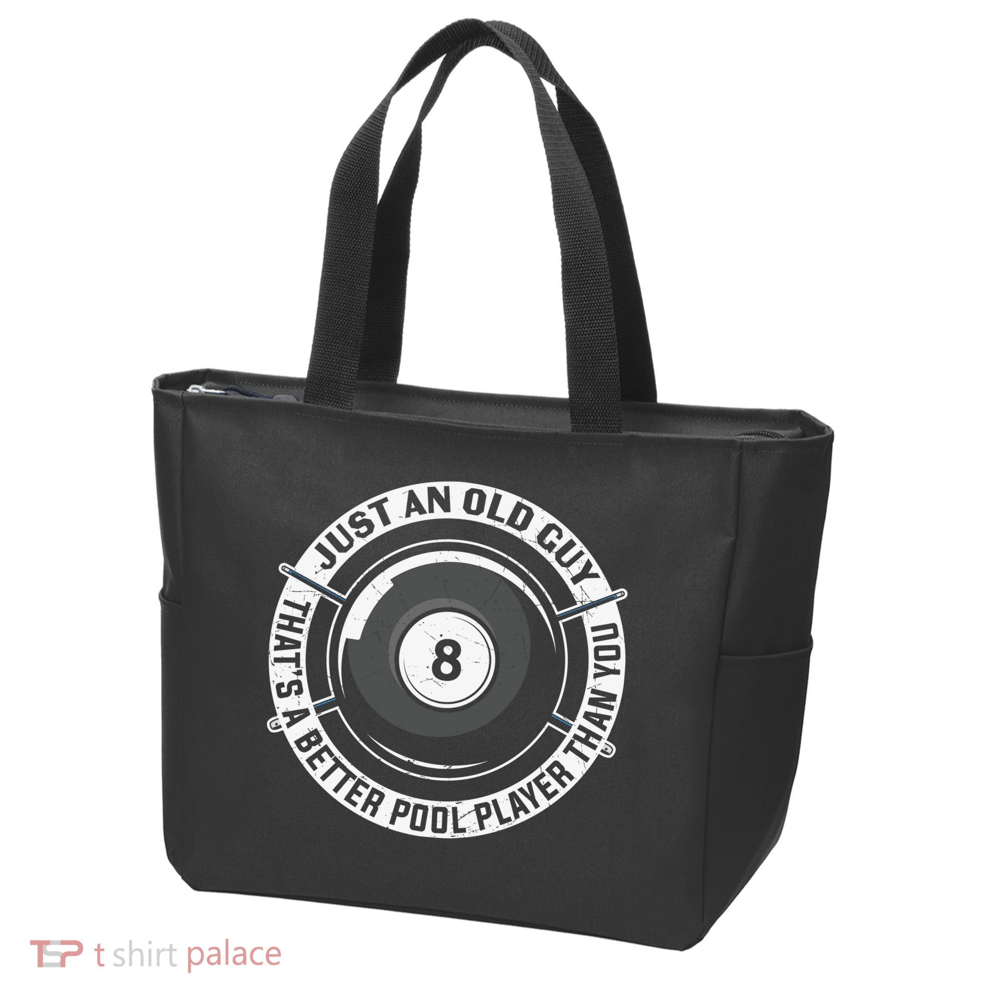 Funny Pool Billiards Gift Tote Bag