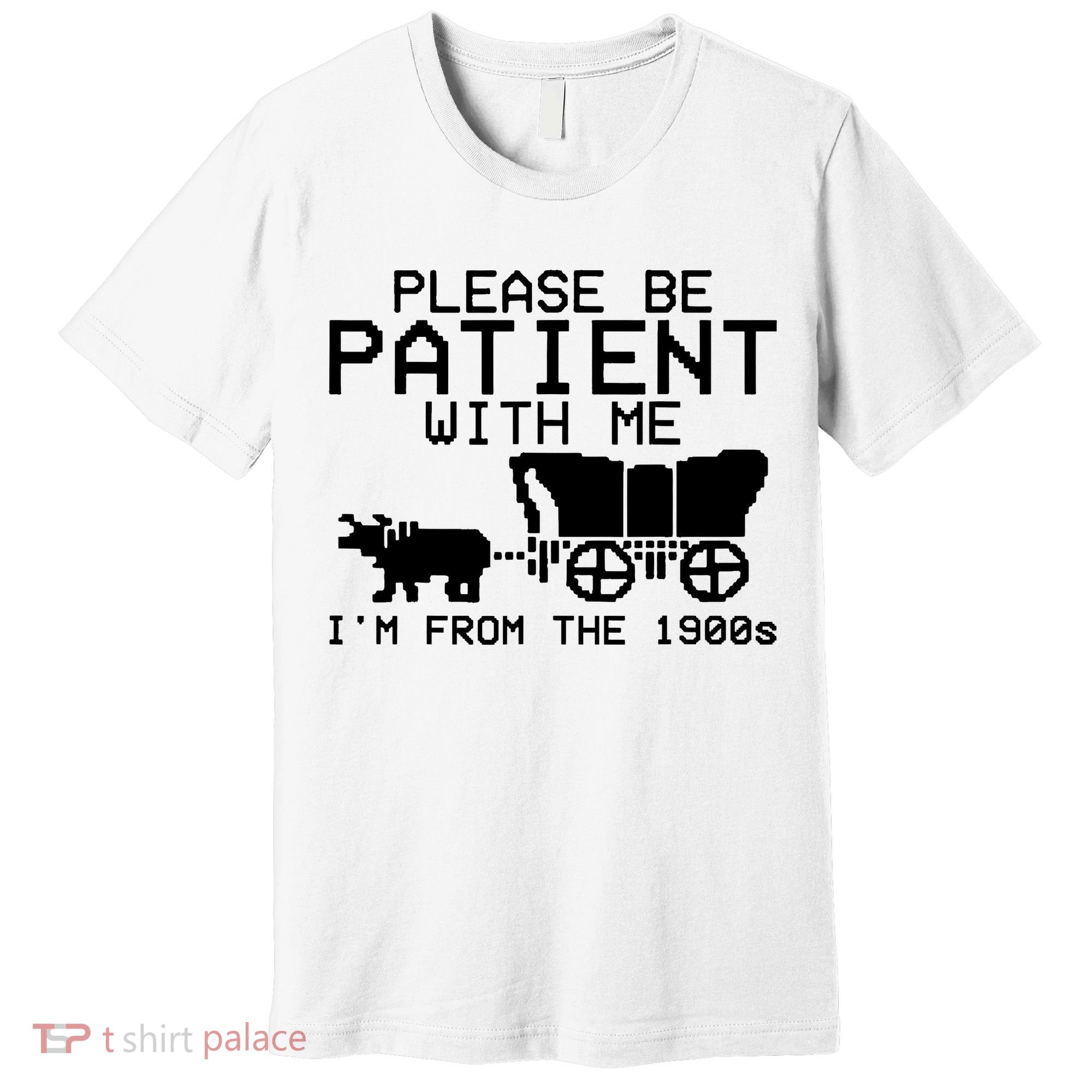 Funny Please Be Patient With Me IM From The 1900s Premium T-Shirt