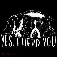 Funny Proud Border Collie I Herd You Herder Gift Dog Saying Coffee Mug thumb 5