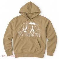 Funny Proud Border Collie I Herd You Herder Gift Dog Saying Hoodie thumb 0
