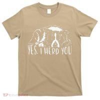 Funny Proud Border Collie I Herd You Herder Gift Dog Saying T-Shirt thumb 0