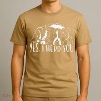 Funny Proud Border Collie I Herd You Herder Gift Dog Saying T-Shirt thumb 3
