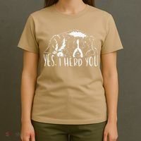 Funny Proud Border Collie I Herd You Herder Gift Dog Saying T-Shirt thumb 4