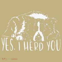 Funny Proud Border Collie I Herd You Herder Gift Dog Saying T-Shirt thumb 7