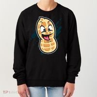Funny Peanut Butt Gag Peanut Butter Food Women's Sweatshirt thumb 0