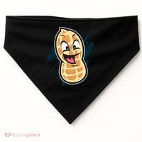 Funny Peanut Butt Gag Peanut Butter Food USA-Made Doggie Bandana thumb 0