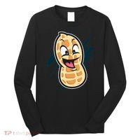 Funny Peanut Butt Gag Peanut Butter Food Long Sleeve Shirt thumb 0