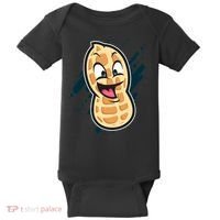 Funny Peanut Butt Gag Peanut Butter Food Baby Bodysuit thumb 0