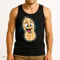 Funny Peanut Butt Gag Peanut Butter Food Tank Top thumb 3