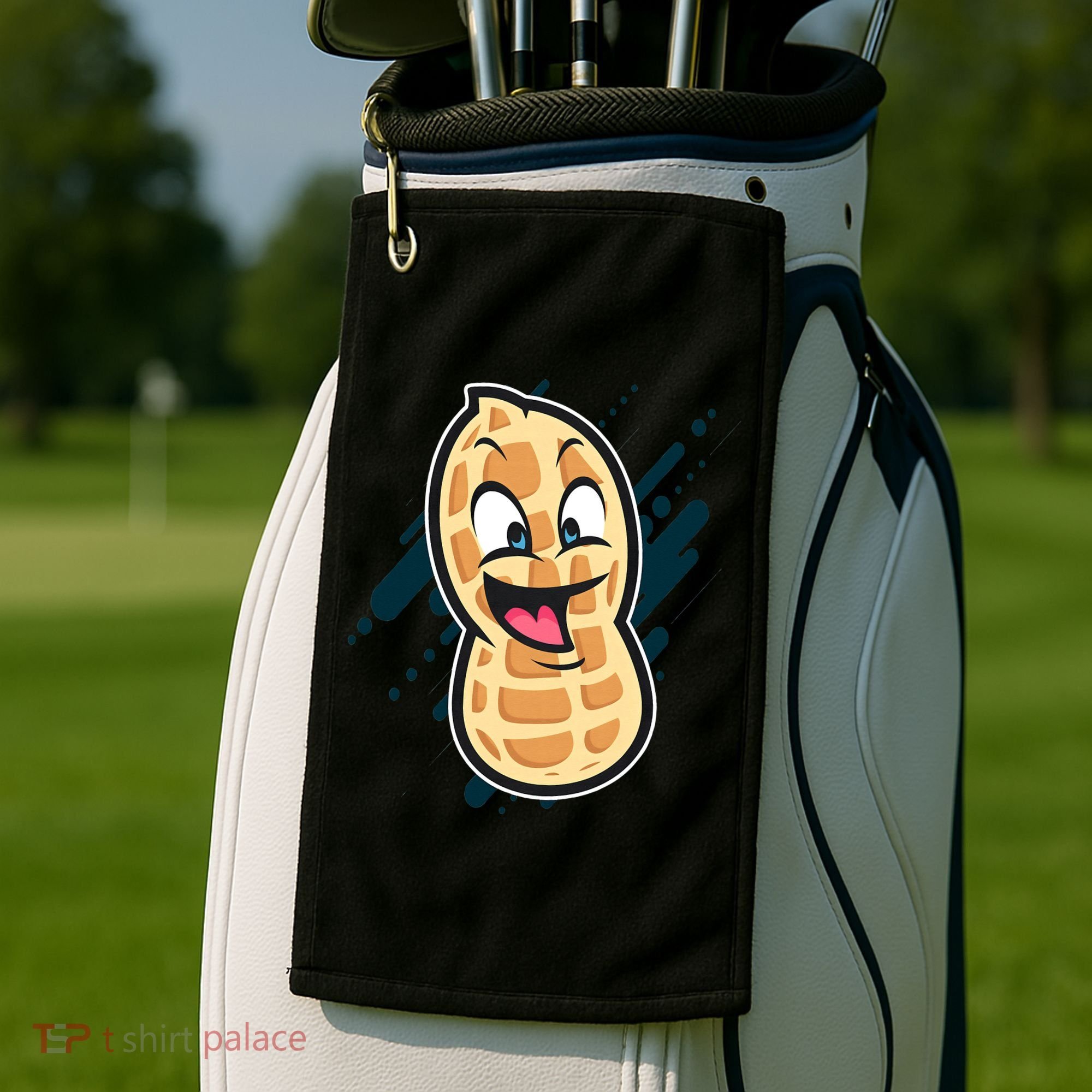 Funny Peanut Butt Gag Peanut Butter Food Golf Towel