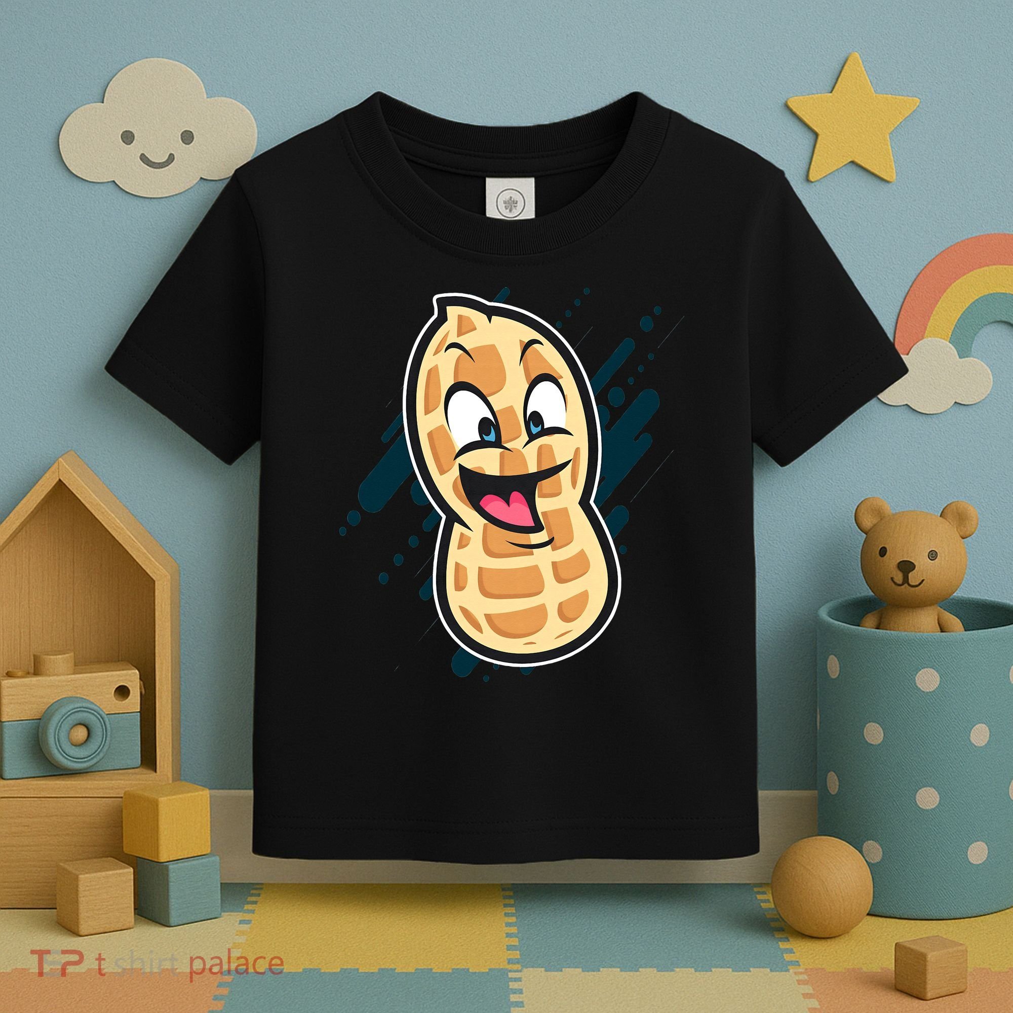 Funny Peanut Butt Gag Peanut Butter Food Toddler T-Shirt
