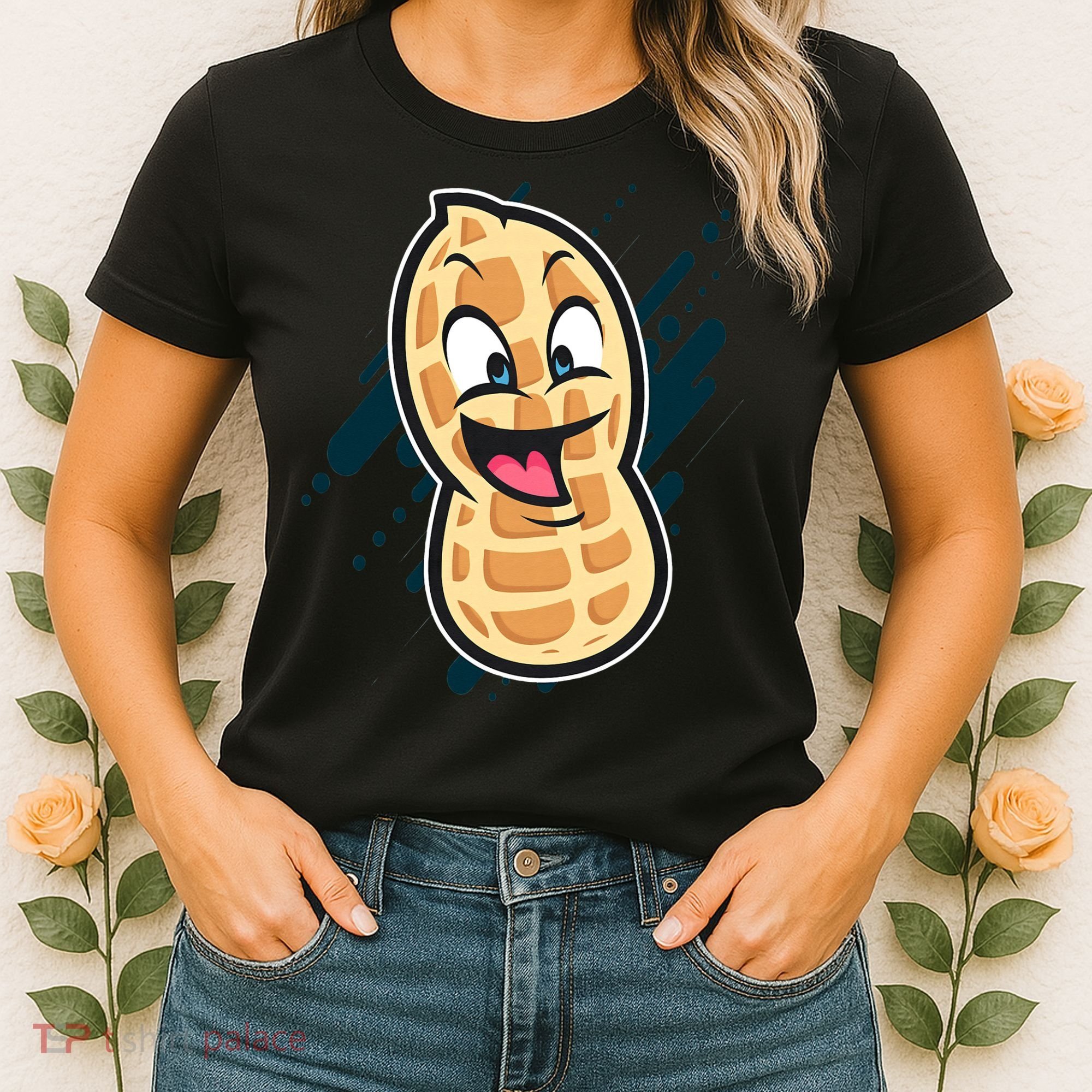 Funny Peanut Butt Gag Peanut Butter Food Women's T-Shirt