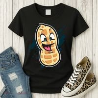 Funny Peanut Butt Gag Peanut Butter Food Women's T-Shirt thumb 3