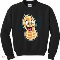 Funny Peanut Butt Gag Peanut Butter Food Kids Sweatshirt thumb 0