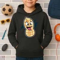Funny Peanut Butt Gag Peanut Butter Food Kids Hoodie thumb 2