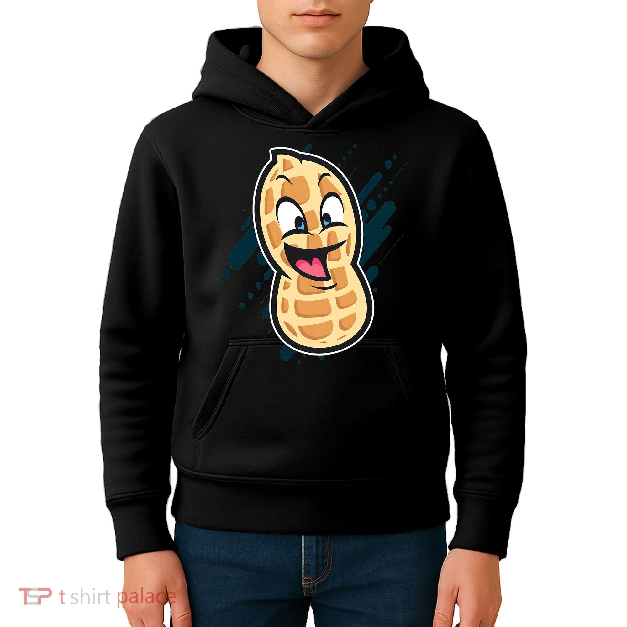 Funny Peanut Butt Gag Peanut Butter Food Kids Hoodie