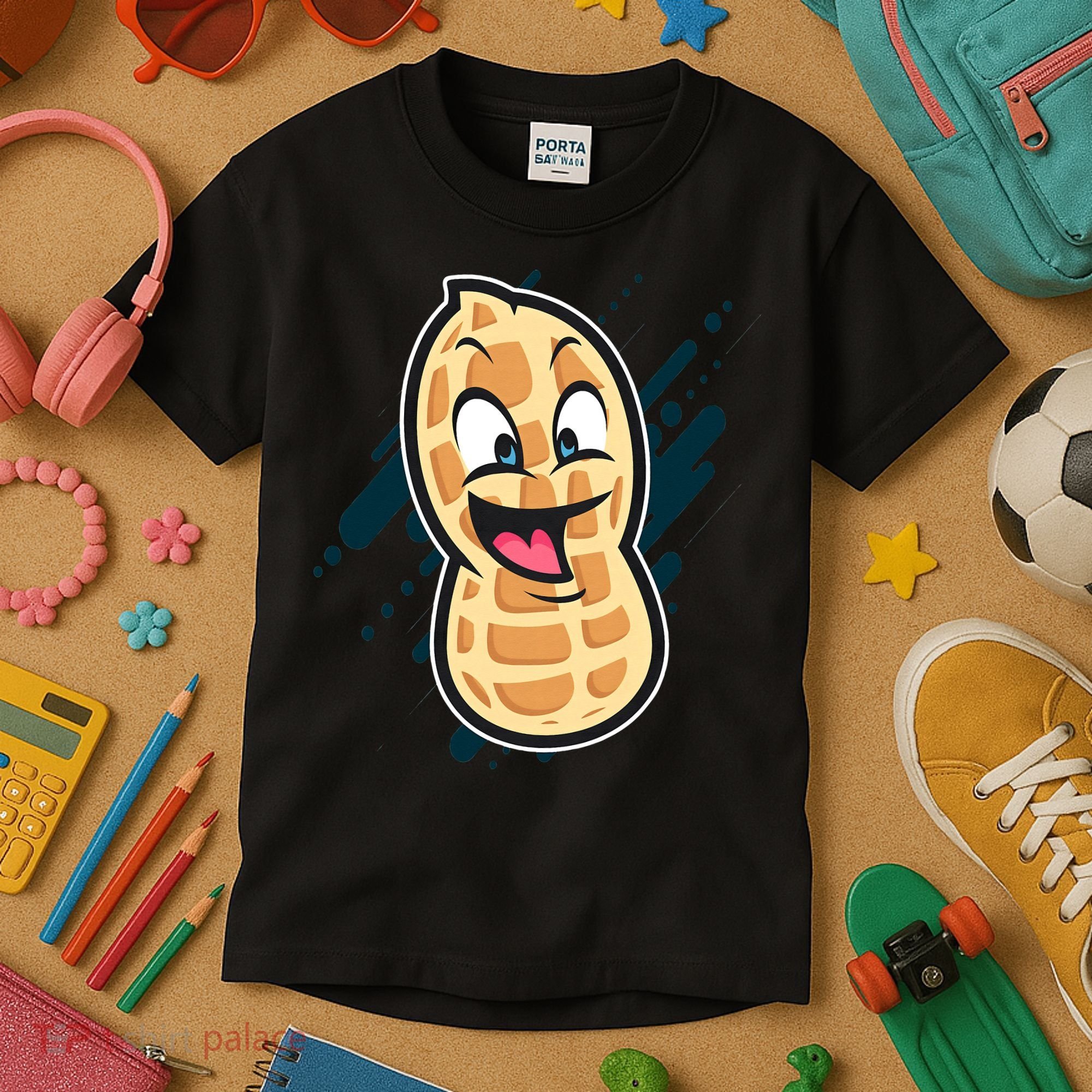 Funny Peanut Butt Gag Peanut Butter Food Kids T-Shirt