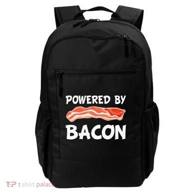 Funny Powered By Bacon Bacon Lovers Backpack