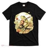 Frog Playing Banjo On Log T-Shirt thumb 0